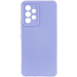 Чохол для Samsung Galaxy A53 5G Фіолетовий TPU GETMAN Liquid Silk Full Camera