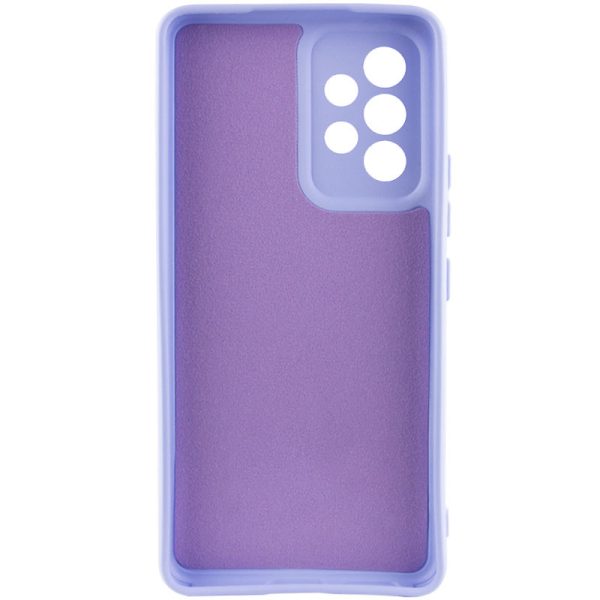 Чохол для Samsung Galaxy A53 5G Фіолетовий TPU GETMAN Liquid Silk Full Camera - Зображення 2