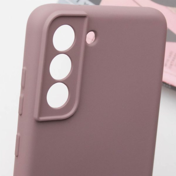 Чохол для Samsung Galaxy S21 Рожевий TPU GETMAN Liquid Silk Full Camera - Зображення 5
