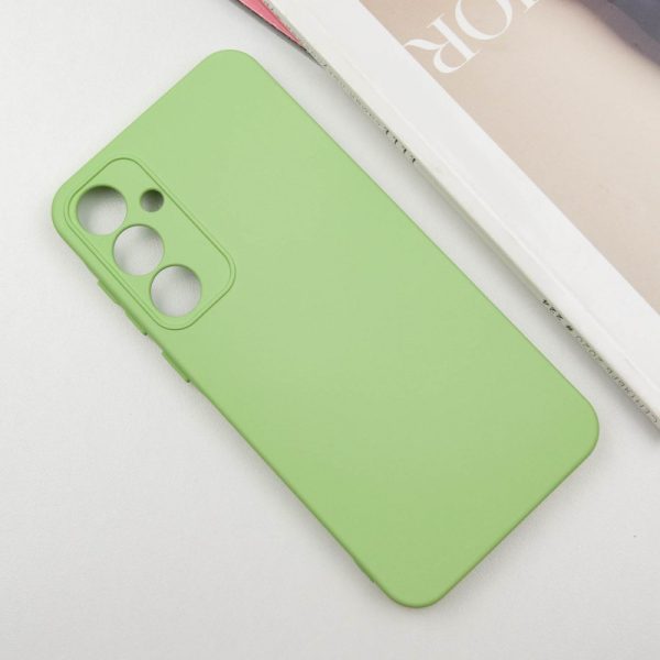 Чохол для Samsung Galaxy S23 FE Зелений TPU GETMAN Liquid Silk Full Camera - Зображення 2
