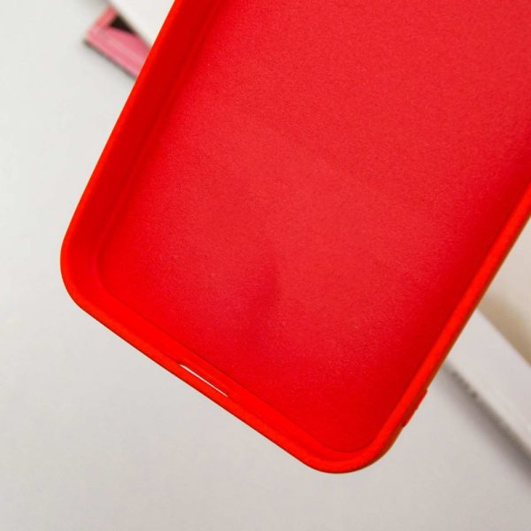 Чохол для Samsung Galaxy S24 FE Червоний TPU GETMAN Liquid Silk Full Camera - Зображення 7