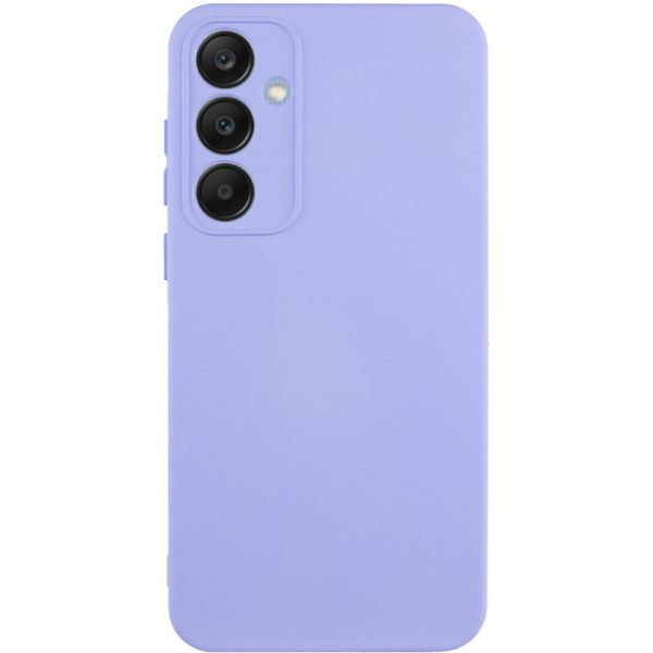 Чохол для Samsung Galaxy S24 FE Фіолетовий TPU GETMAN Liquid Silk Full Camera