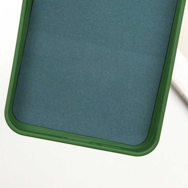 Чохол для Samsung Galaxy S24 FE Зелений TPU GETMAN Liquid Silk Full Camera - Зображення 7