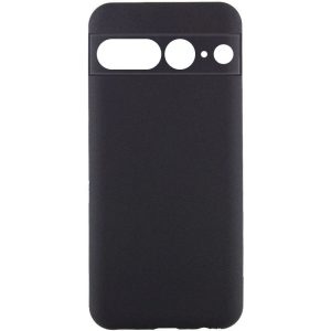 Чохол для Google Pixel 7 Pro Чорний TPU GETMAN Liquid Silk Full Camera