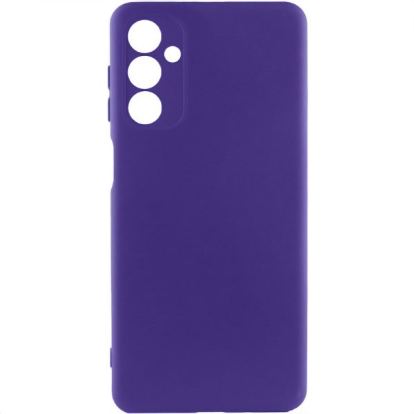 Чохол для Samsung Galaxy A15 4G/5G / M15 5G Фіолетовий TPU GETMAN Liquid Silk Full Camera