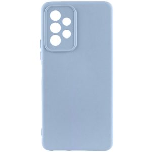 Чохол для Samsung Galaxy A33 5G Блакитний TPU GETMAN Liquid Silk Full Camera