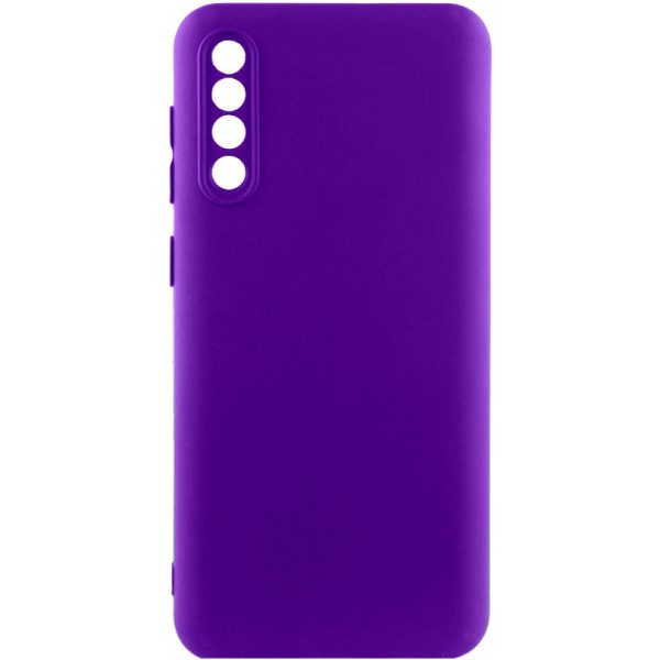 Чохол для Samsung Galaxy A50 (A505F) / A50s / A30s Фіолетовий TPU GETMAN Liquid Silk Full Camera