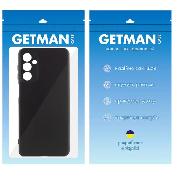 Чохол для Samsung Galaxy A54 5G Чорний TPU GETMAN Liquid Silk Full Camera - Зображення 8