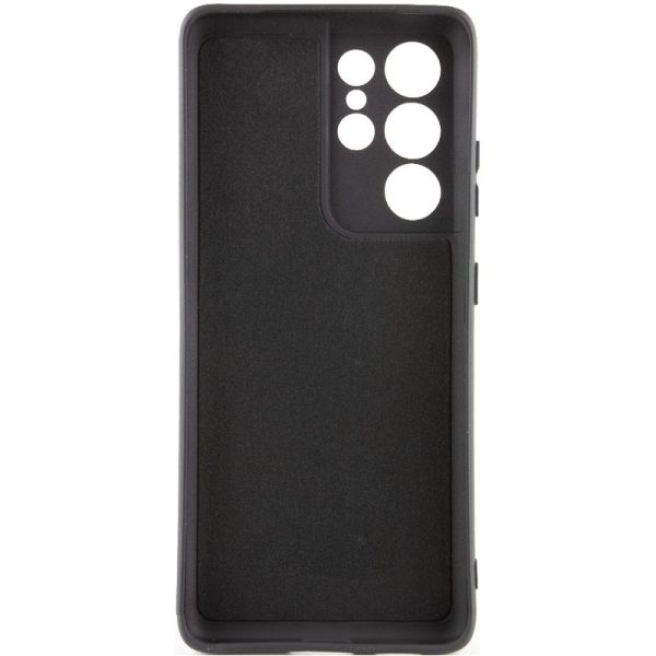 Чохол для Samsung Galaxy S22 Ultra Чорний TPU GETMAN Liquid Silk Full Camera - Зображення 2
