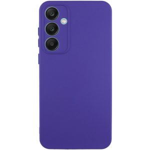 Чохол для Samsung Galaxy S24 FE Фіолетовий TPU GETMAN Liquid Silk Full Camera
