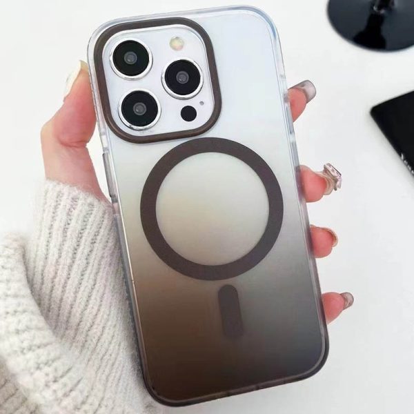 Чохол для iPhone 15 Pro Max Сірий TPU+PC Shadow with MagSafe - Зображення 2