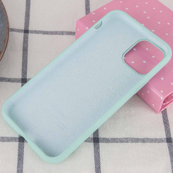 Чохол для iPhone 11 Pro Бірюзовий Silicone Case Full Protective - Зображення 3