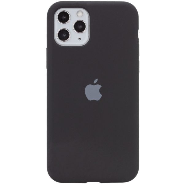 Чохол для iPhone 11 Pro Чорний Silicone Case Full Protective