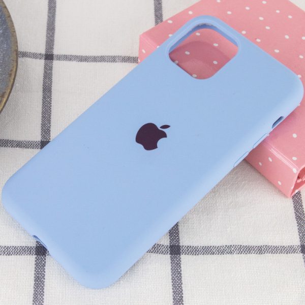 Чохол для iPhone 11 Pro Блакитний Silicone Case Full Protective - Зображення 2
