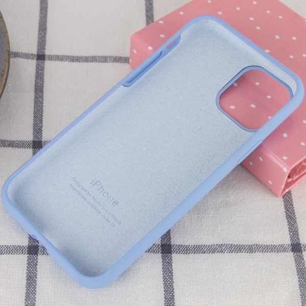 Чохол для iPhone 11 Pro Блакитний Silicone Case Full Protective - Зображення 3