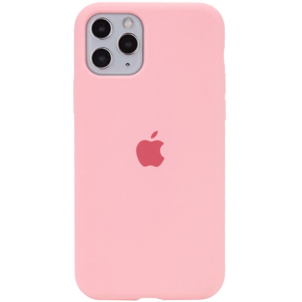 Чохол для iPhone 11 Pro Рожевий Silicone Case Full Protective