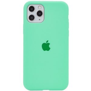 Чохол для iPhone 11 Pro Зелений Silicone Case Full Protective