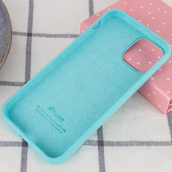 Чохол для iPhone 11 Pro Max Бірюзовий Silicone Case Full Protective - Зображення 3
