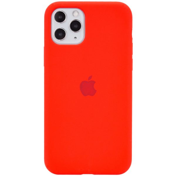 Чохол для iPhone 11 Pro Max Червоний Silicone Case Full Protective