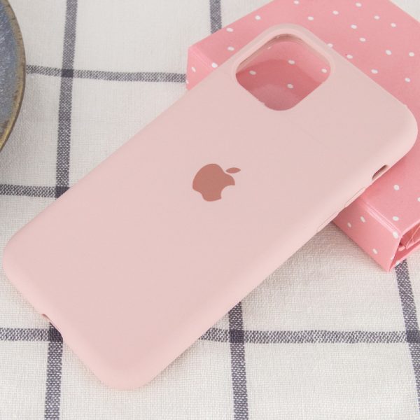 Чохол для iPhone 11 Pro Max Рожевий Silicone Case Full Protective - Зображення 2