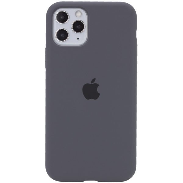 Чохол для iPhone 11 Pro Max Сірий Silicone Case Full Protective