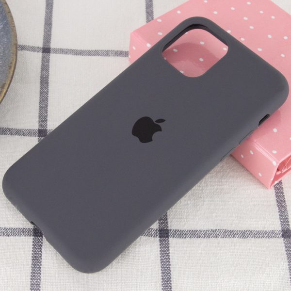 Чохол для iPhone 11 Pro Max Сірий Silicone Case Full Protective - Зображення 2