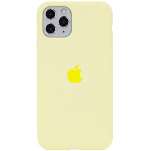 Чохол для iPhone 11 Pro Max Жовтий Silicone Case Full Protective