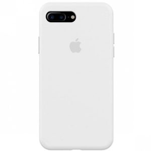 Чохол для iPhone 7 plus / 8 plus Білий Silicone Case Full Protective
