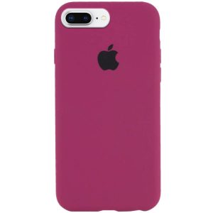 Чохол для iPhone 7 plus / 8 plus Бордовий Silicone Case Full Protective