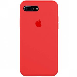 Чохол для iPhone 7 plus / 8 plus Червоний Silicone Case Full Protective