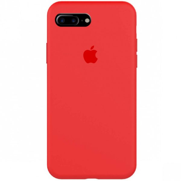 Чохол для iPhone 7 plus / 8 plus Червоний Silicone Case Full Protective