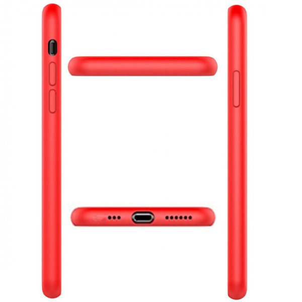 Чохол для iPhone 7 plus / 8 plus Червоний Silicone Case Full Protective - Зображення 3