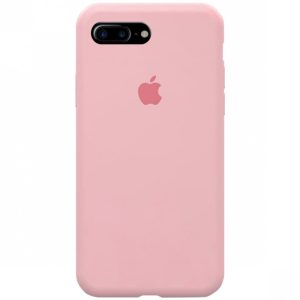Чохол для iPhone 7 plus / 8 plus Рожевий Silicone Case Full Protective