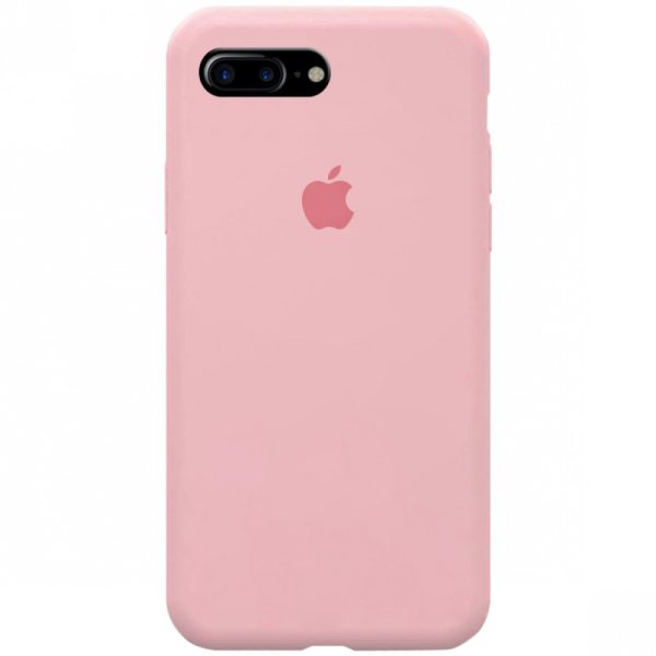 Чохол для iPhone 7 plus / 8 plus Рожевий Silicone Case Full Protective