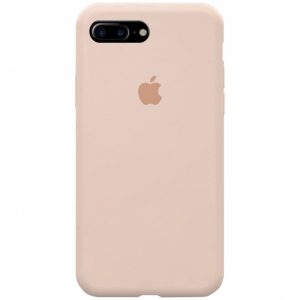Чохол для iPhone 7 plus / 8 plus Рожевий Silicone Case Full Protective