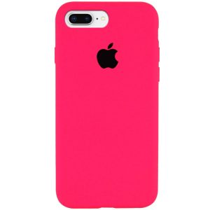 Чохол для iPhone 7 plus / 8 plus Рожевий Silicone Case Full Protective