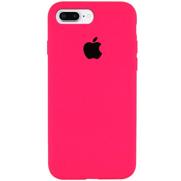 Чохол для iPhone 7 plus / 8 plus Рожевий Silicone Case Full Protective