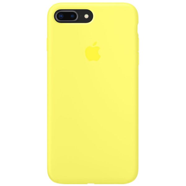 Чохол для iPhone 7 plus / 8 plus Жовтий Silicone Case Full Protective
