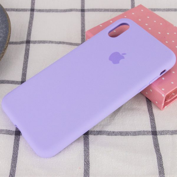 Чохол для iPhone X / XS Фіолетовий Silicone Case Full Protective - Зображення 2