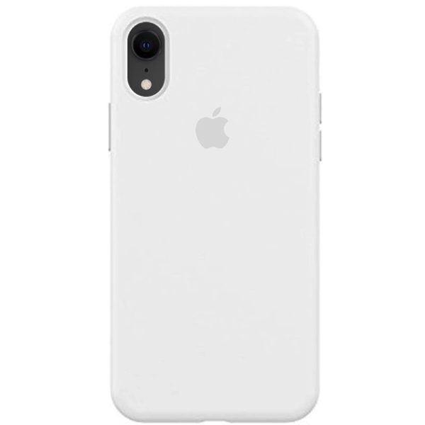 Чохол для iPhone XR Білий Silicone Case Full Protective