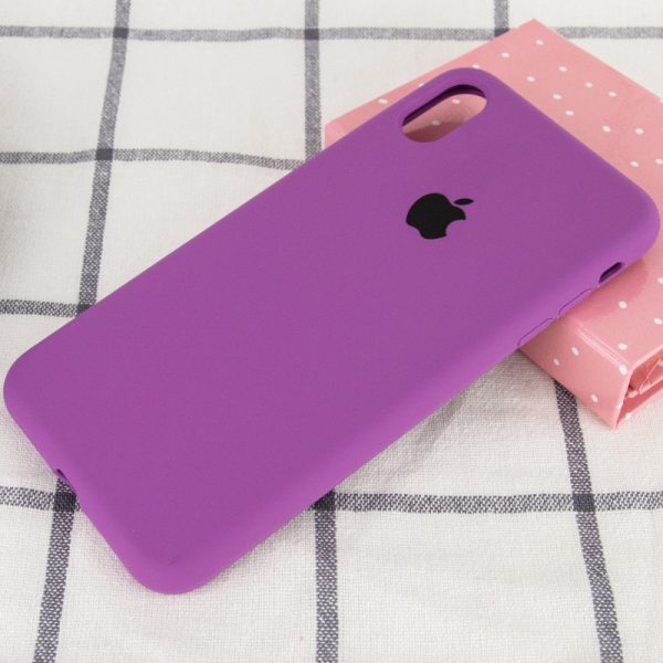 Чохол для iPhone XR Фіолетовий Silicone Case Full Protective - Зображення 2