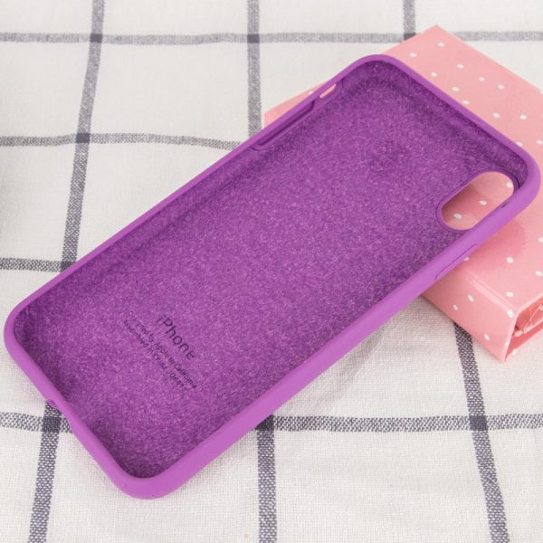 Чохол для iPhone XR Фіолетовий Silicone Case Full Protective - Зображення 3