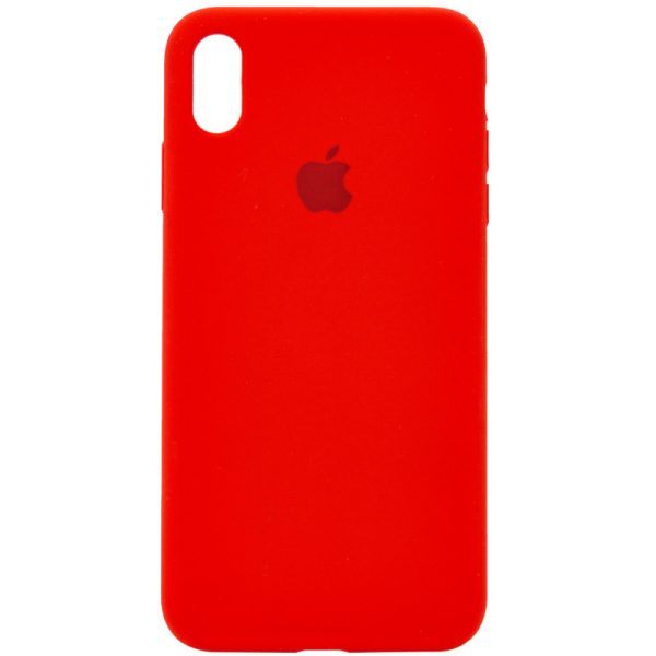 Чохол для iPhone XR Червоний Silicone Case Full Protective