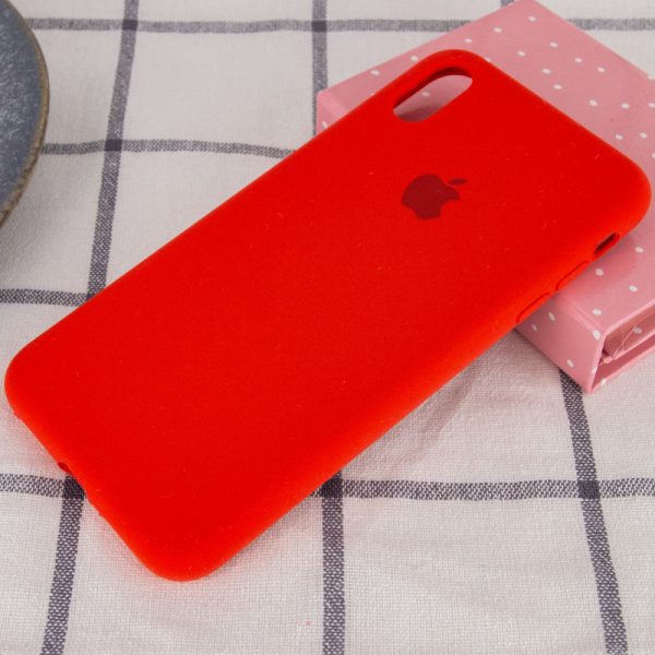Чохол для iPhone XR Червоний Silicone Case Full Protective - Зображення 2