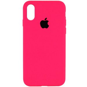 Чохол для iPhone XR Рожевий Silicone Case Full Protective
