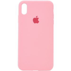 Чохол для iPhone XR Рожевий Silicone Case Full Protective