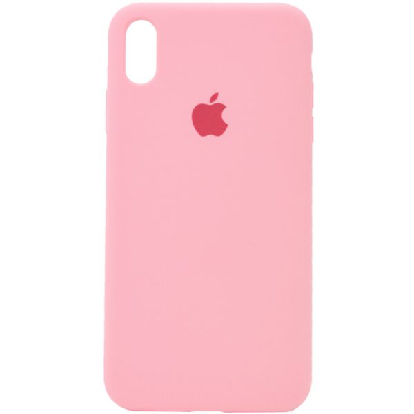 Чохол для iPhone XR Рожевий Silicone Case Full Protective
