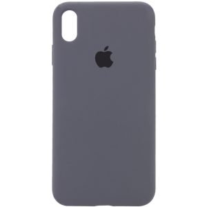 Чохол для iPhone XR Сірий Silicone Case Full Protective