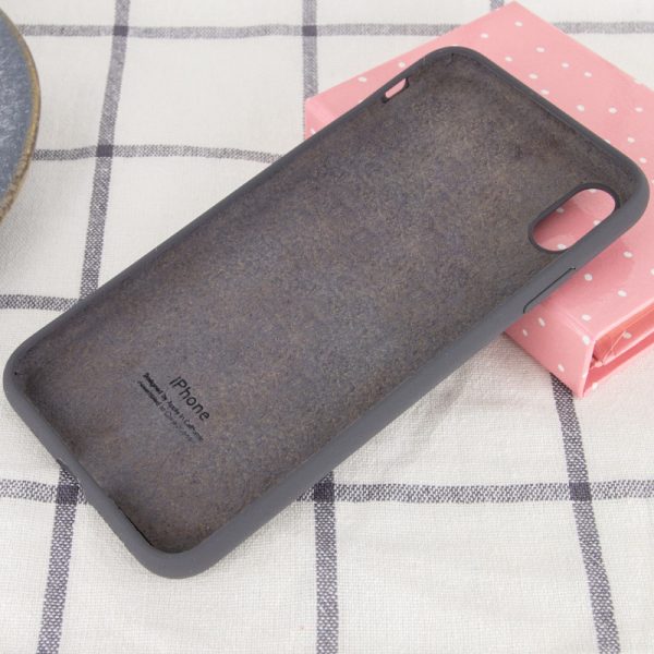 Чохол для iPhone XR Сірий Silicone Case Full Protective - Зображення 3