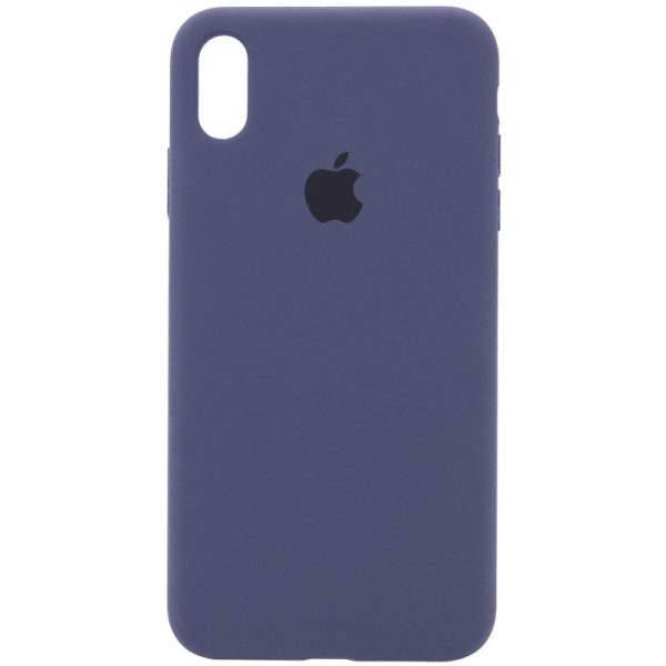 Чохол для iPhone XR Синій Silicone Case Full Protective
